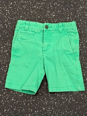 Boden Bright Green Kids Chino Shorts